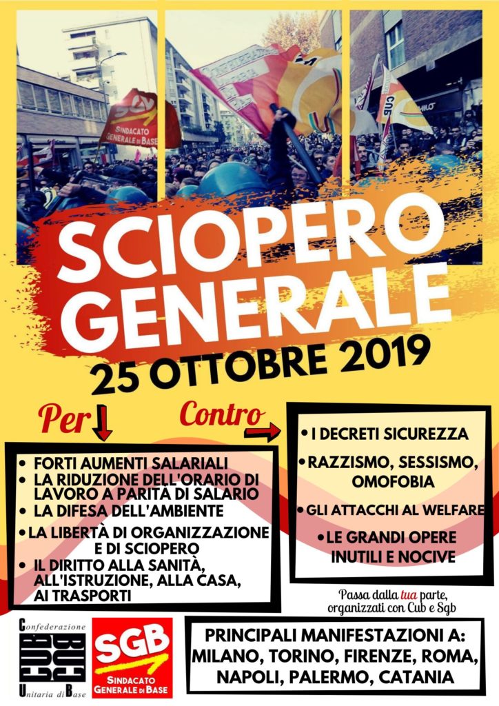 VENERDI’ 25 OTTOBRE – SCIOPERO GENERALE image-3260