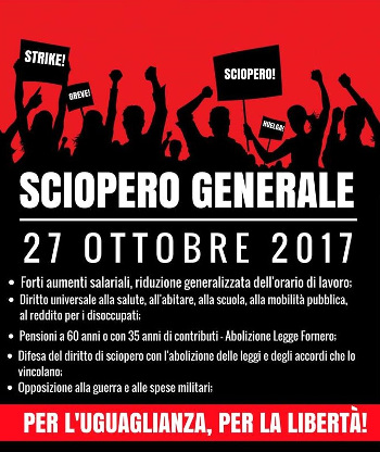 27 OTTOBRE: SCIOPERO GENERALE image-2849